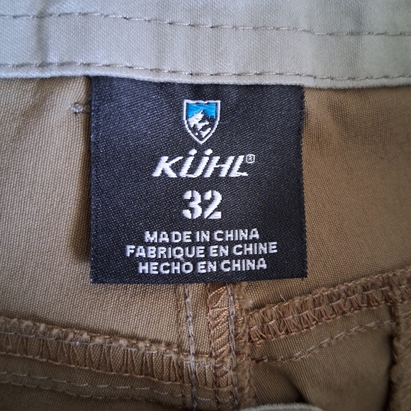 Kuhl Renegade 8 Inch Mens Olive Green  Shorts Size 32 - Picture 6 of 8